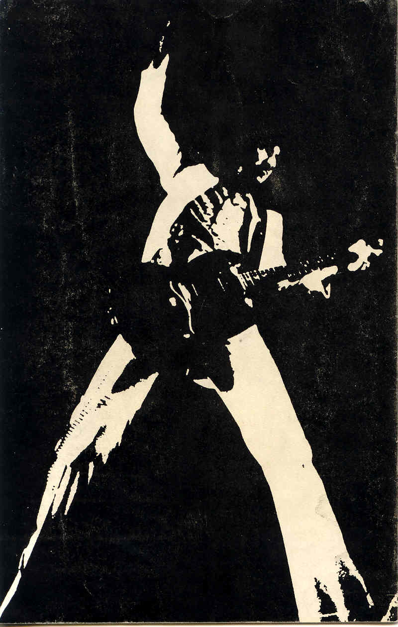 Back cover of a 1971 tour program