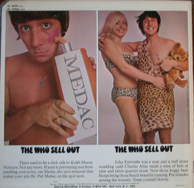 THe Back of The Who Sell Out